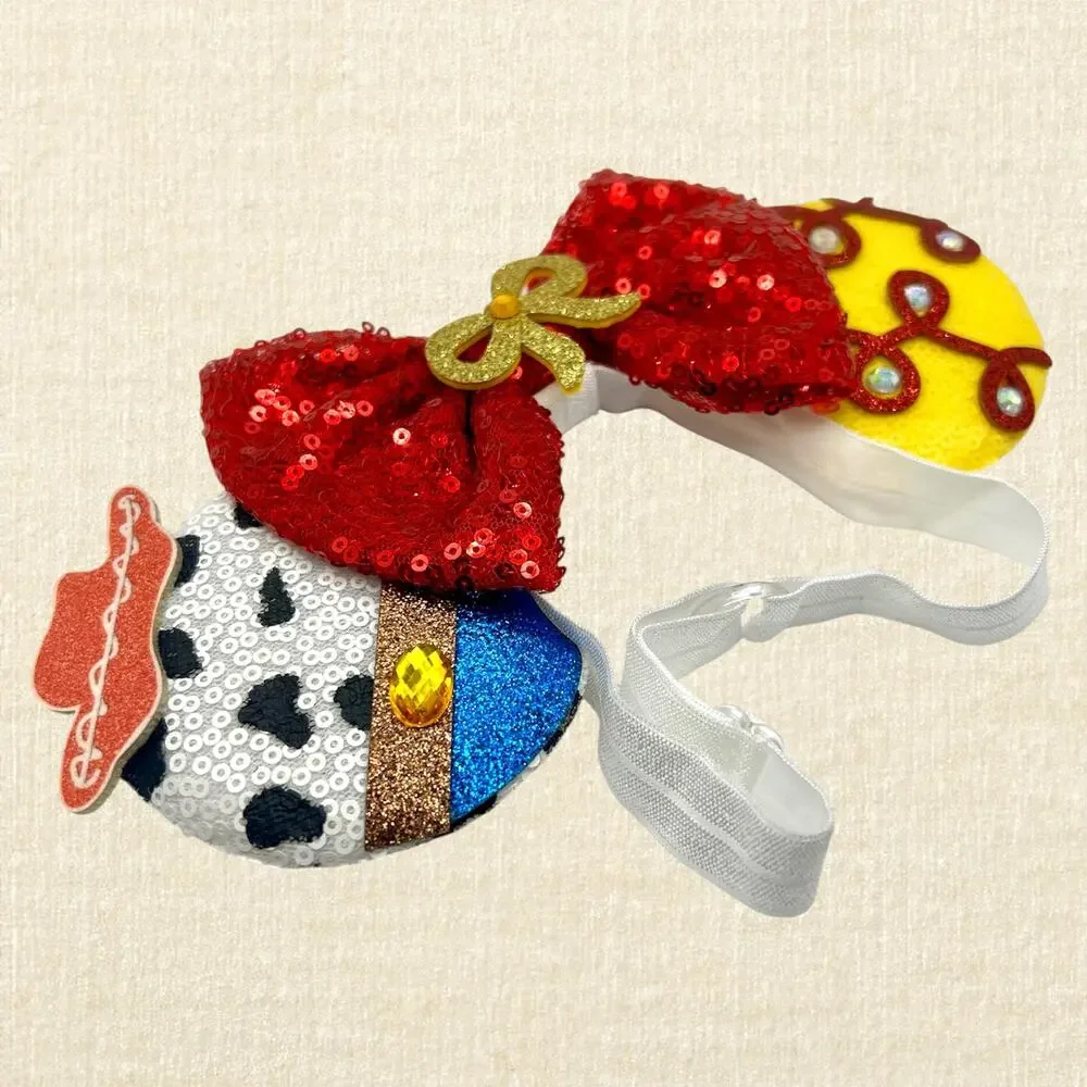 Elastic Woody Jessie Toy Story Minnie Ears | Disney-Inspired Mouse Ears